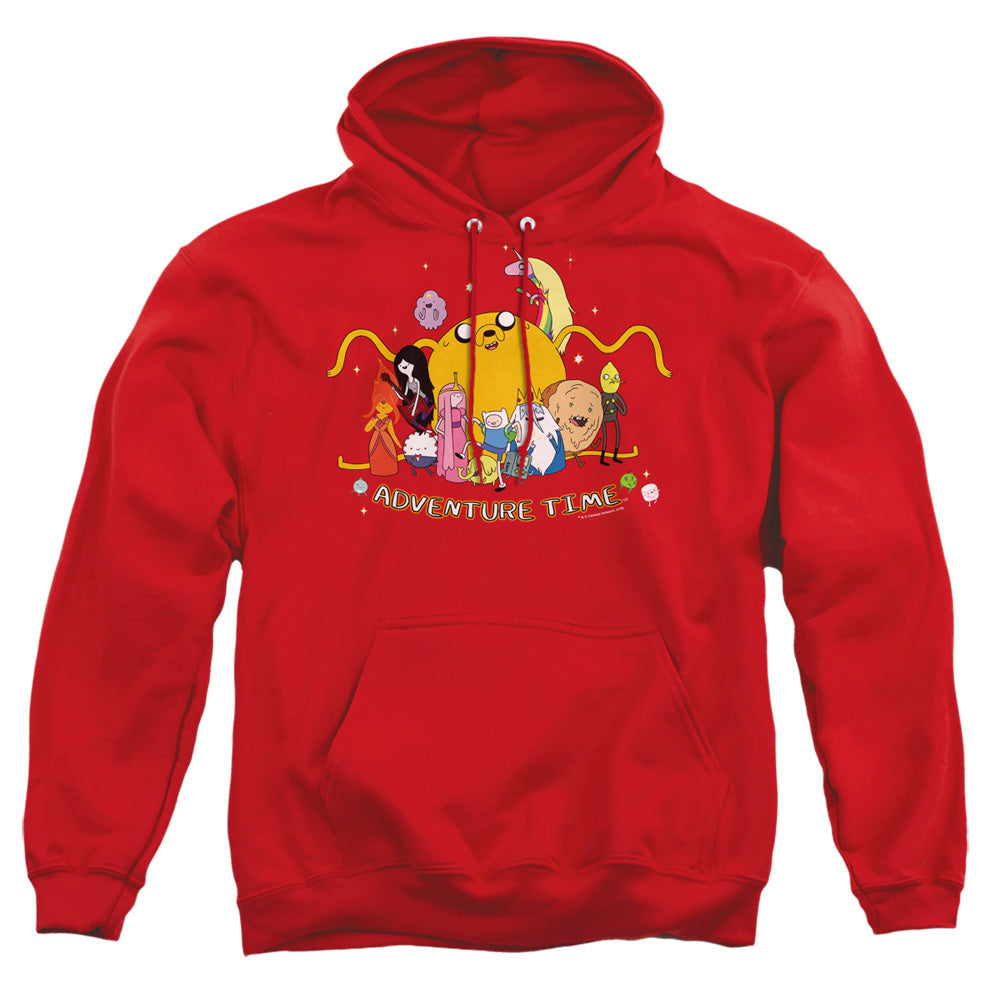 Adventure Time Outstretched Mens Hoodie Red
