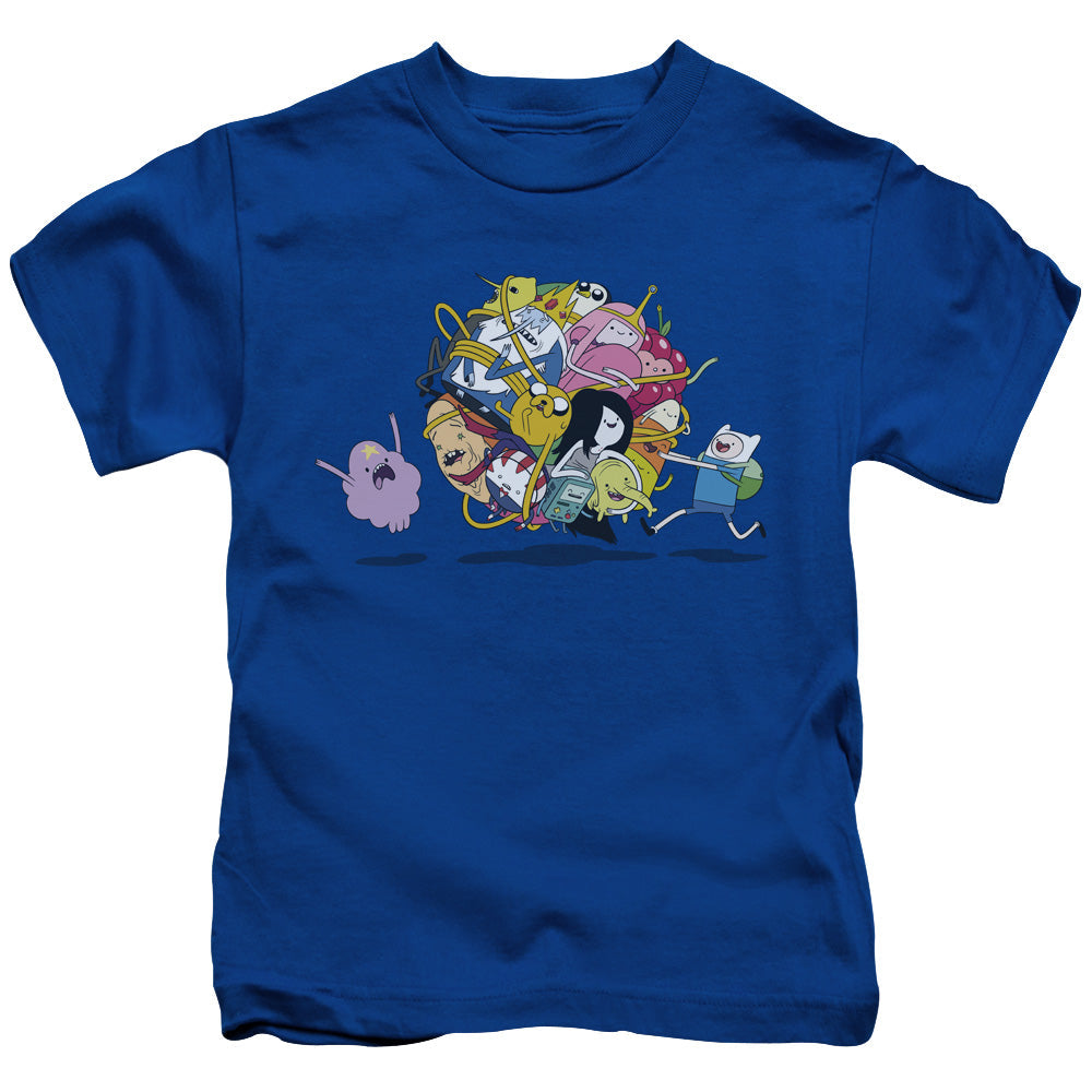 Adventure Time Glob Ball Juvenile Kids Youth T Shirt Royal Blue