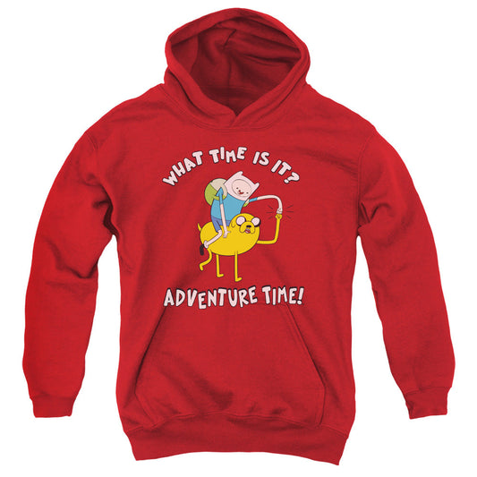 Adventure Time Ride Bump Kids Youth Hoodie Red