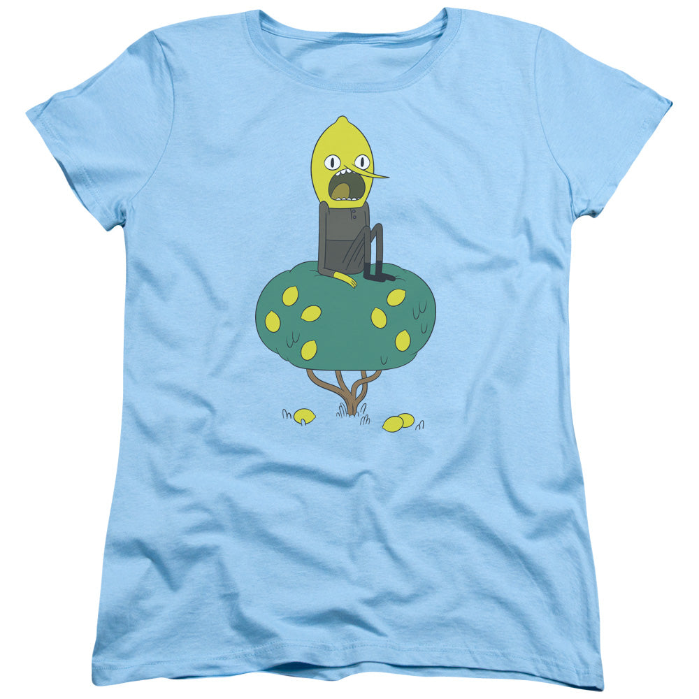 Adventure Time Lemongrab Womens T Shirt Light Blue