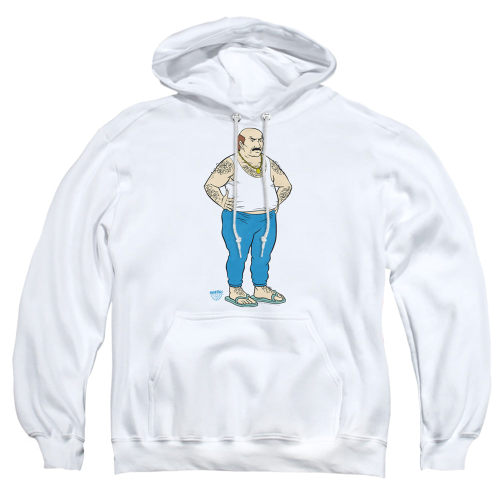 Aqua Teen Hunger Force Carl Mens Hoodie White - clothing by TeeHivey.com (Image 2)