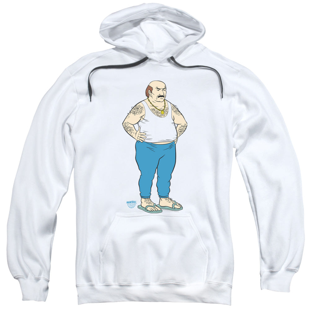 Aqua Teen Hunger Force Carl Mens Hoodie White - clothing by TeeHivey.com (Image 1)