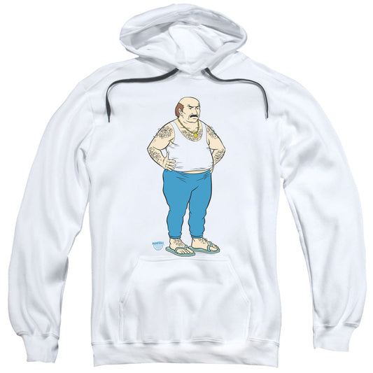 Aqua Teen Hunger Force Carl Mens Hoodie White - clothing by TeeHivey.com (Image 1)