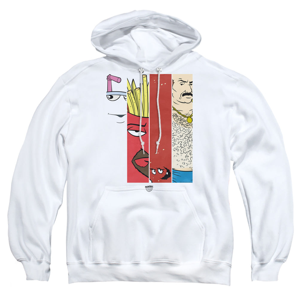 Aqua Teen Hunger Force Group Tiles Mens Hoodie White - clothing by TeeHivey.com (Image 3)