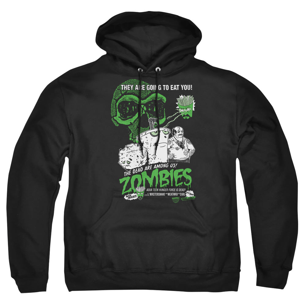 Aqua Teen Hunger Force Zombies Mens Hoodie Black - clothing by TeeHivey.com (Image 4)