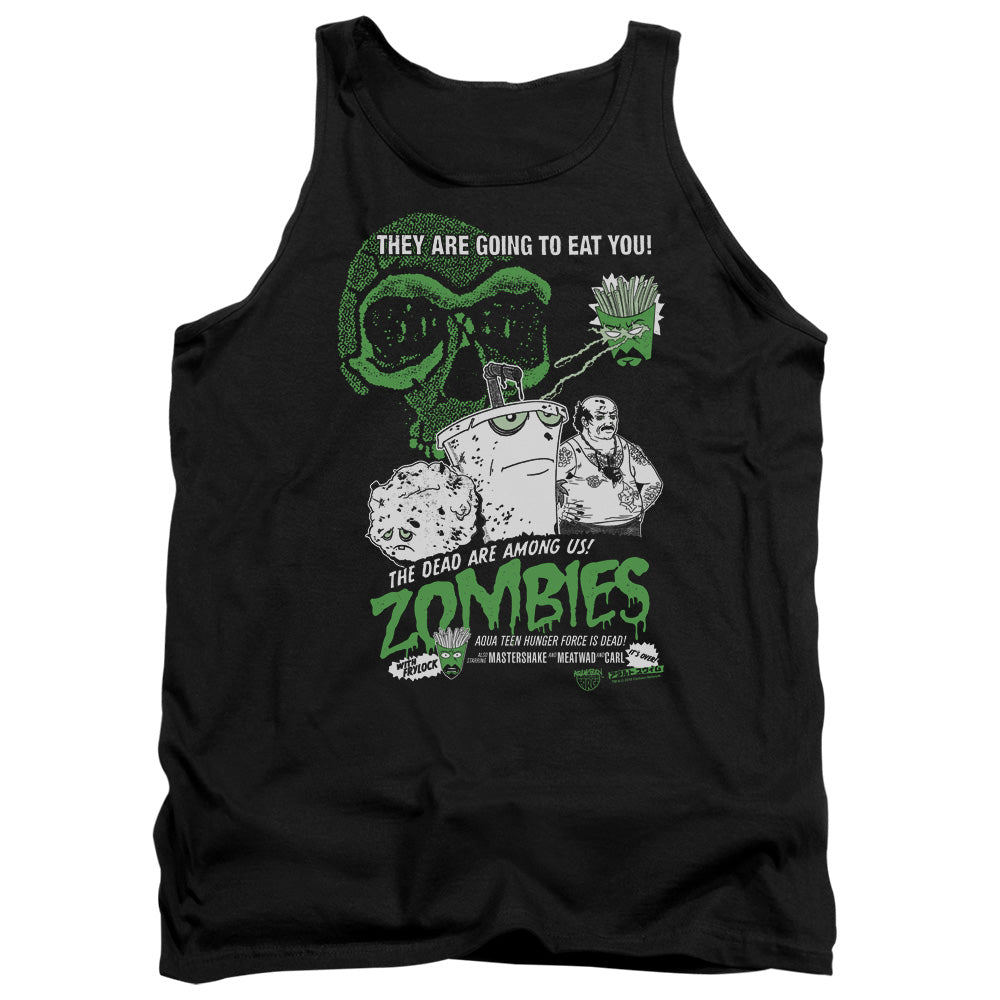 Aqua Teen Hunger Force Zombies Mens Tank Top Shirt Black - clothing by TeeHivey.com (Image 2)