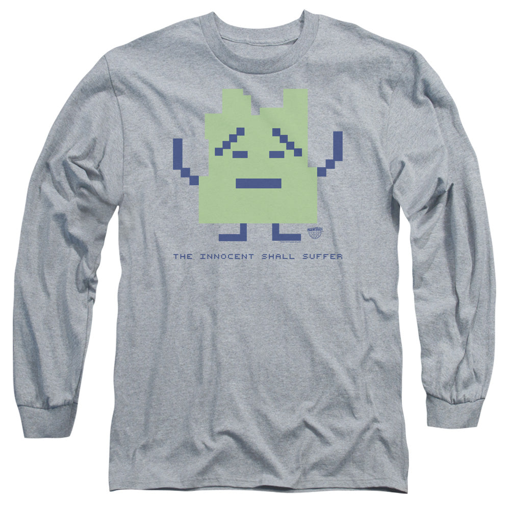 Aqua Teen Hunger Force Inignokt Mens Long Sleeve Shirt Athletic Heather - clothing by TeeHivey.com (Image 1)