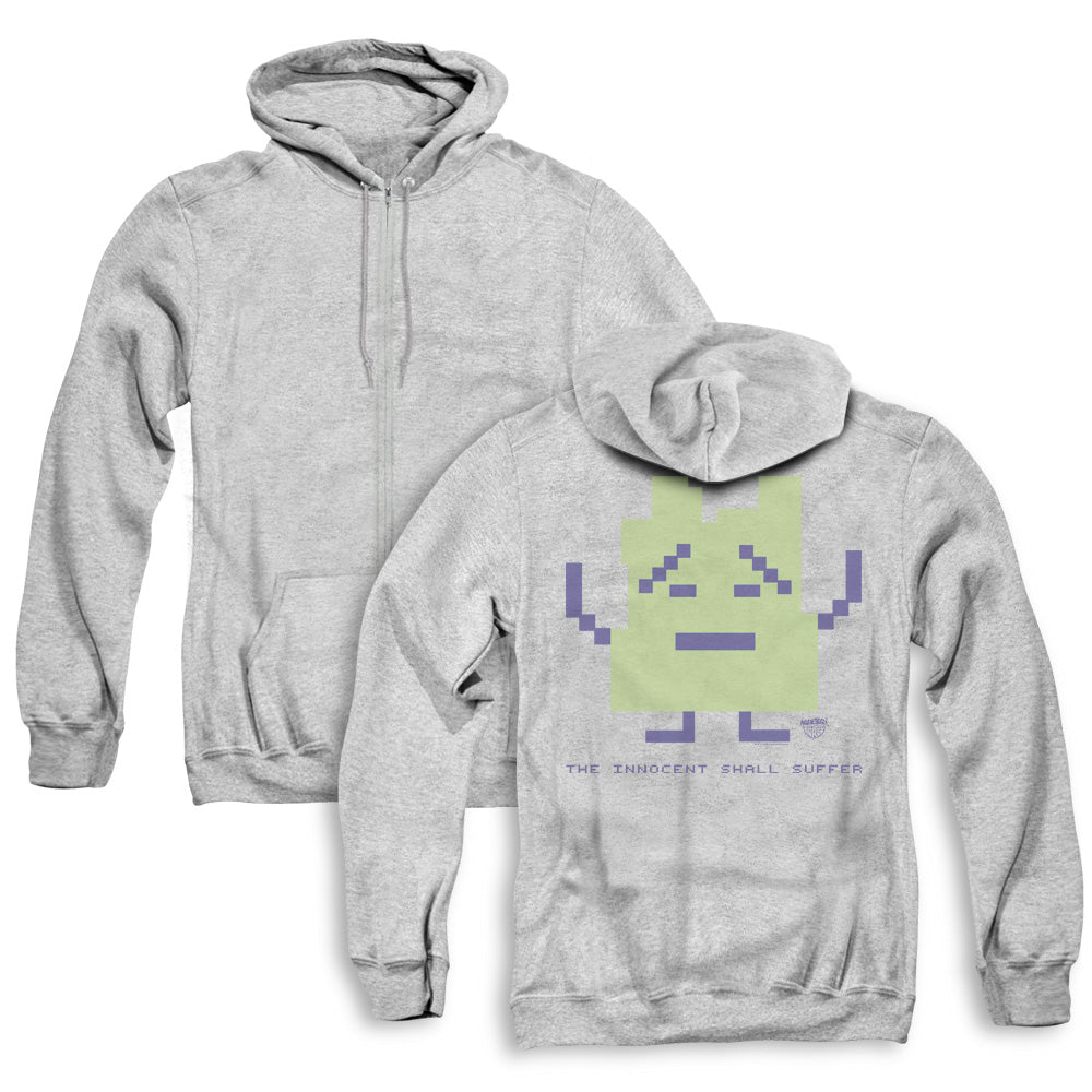 Aqua Teen Hunger Force Inignokt Back Print Zipper Mens Hoodie Athletic Heather - clothing by TeeHivey.com