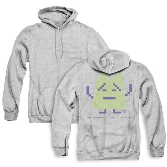 Aqua Teen Hunger Force Inignokt Back Print Zipper Mens Hoodie Athletic Heather - clothing by TeeHivey.com