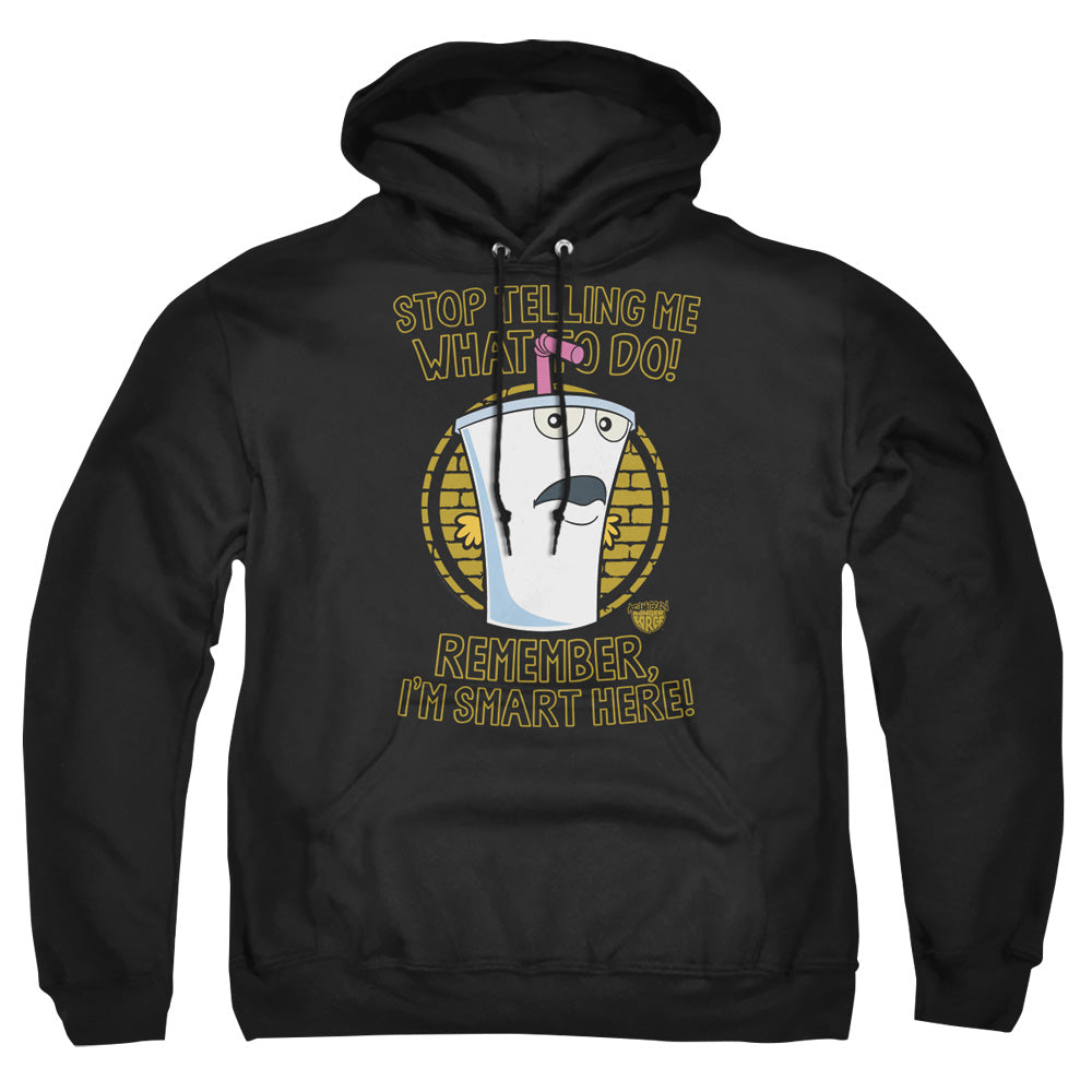 Aqua Teen Hunger Force Stop Mens Hoodie Black - clothing by TeeHivey.com (Image 4)