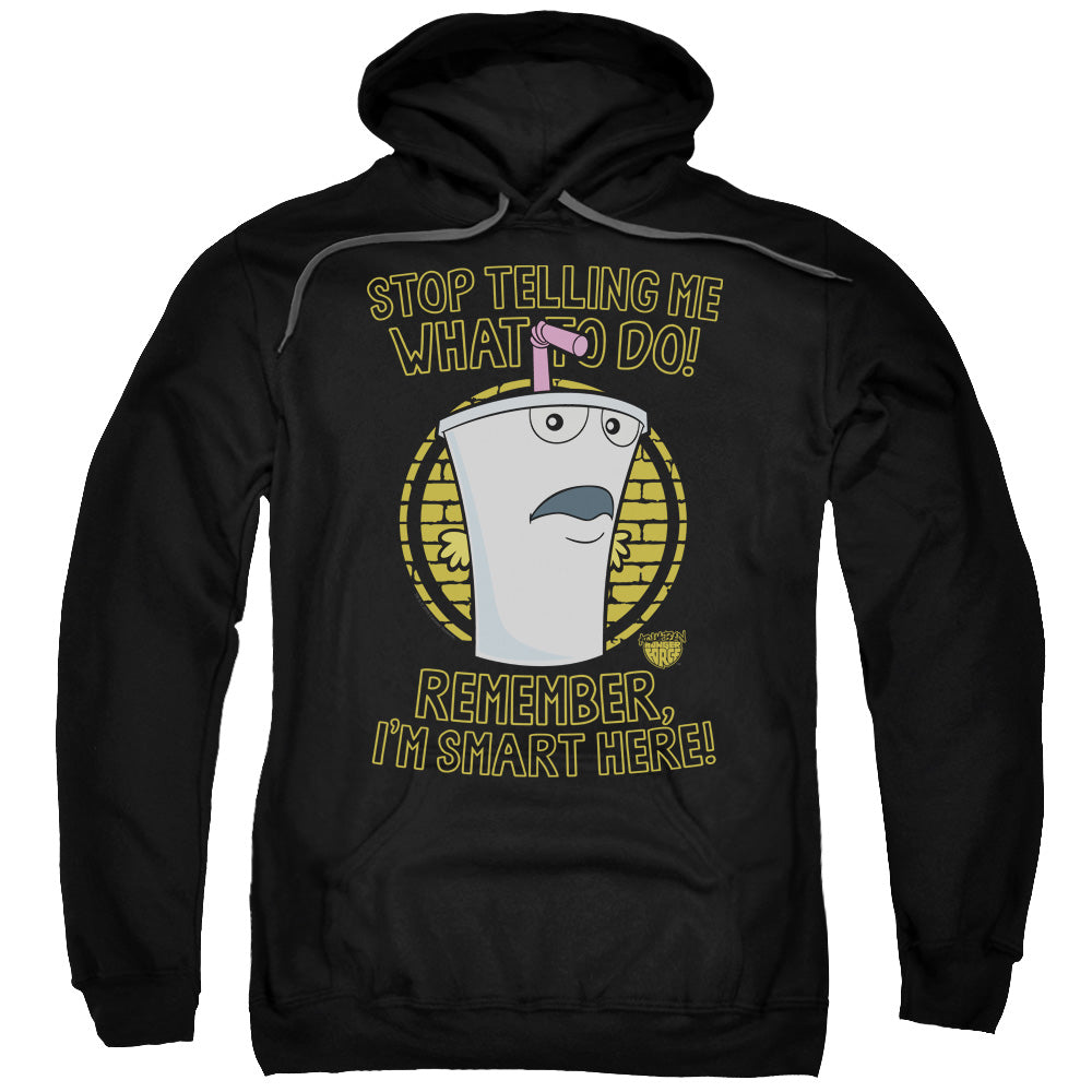 Aqua Teen Hunger Force Stop Mens Hoodie Black - clothing by TeeHivey.com (Image 1)