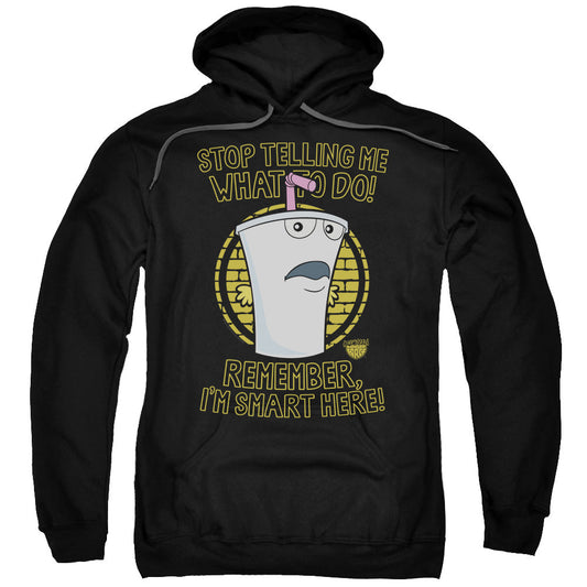 Aqua Teen Hunger Force Stop Mens Hoodie Black - clothing by TeeHivey.com (Image 1)