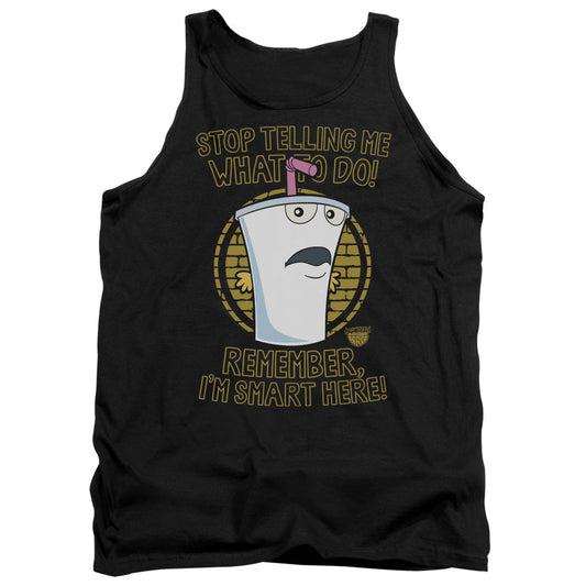 Aqua Teen Hunger Force Stop Mens Tank Top Shirt Black - clothing by TeeHivey.com (Image 1)