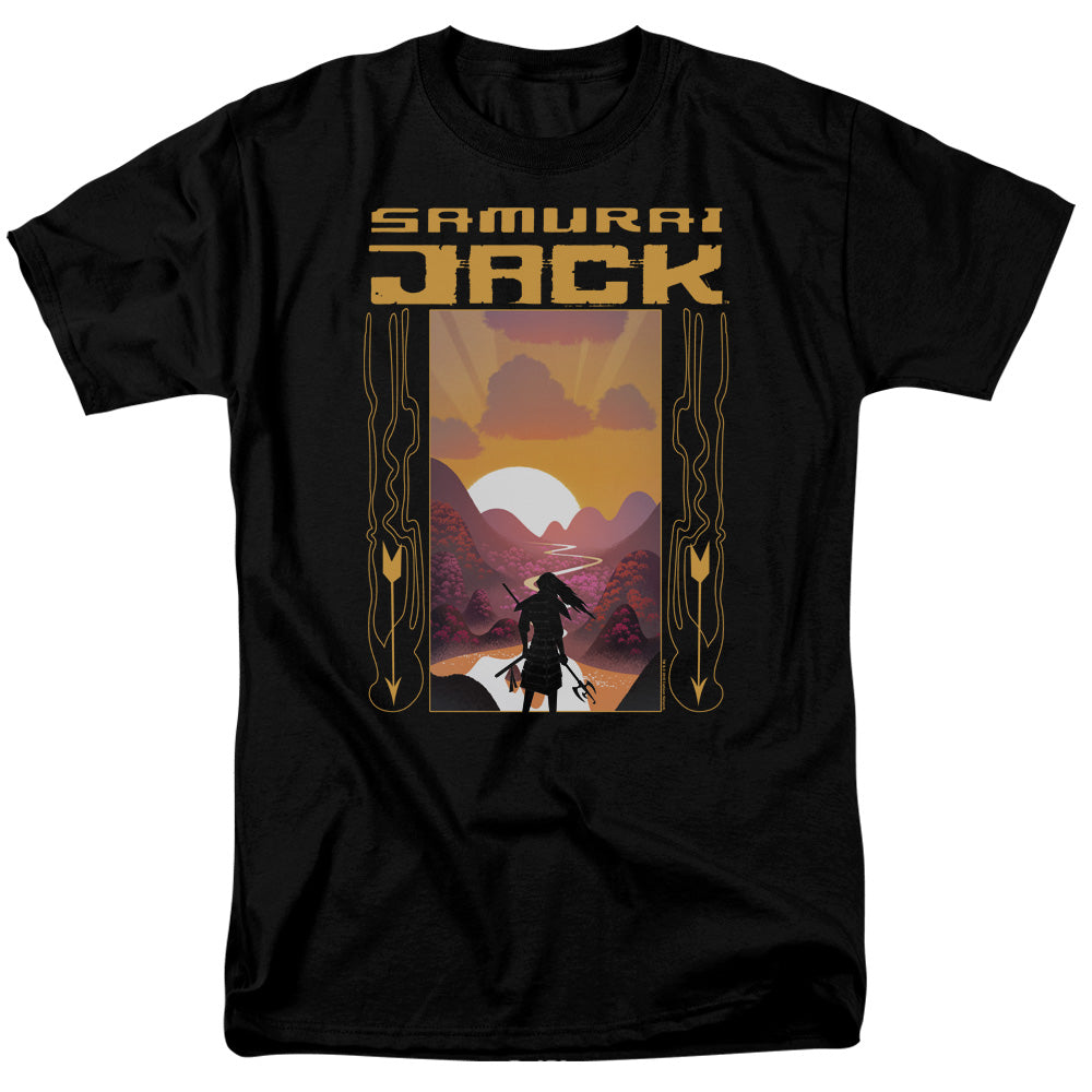 Samurai Jack - Sunrise - Adult Men T-Shirt - clothing by TeeHivey.com (Image 1)