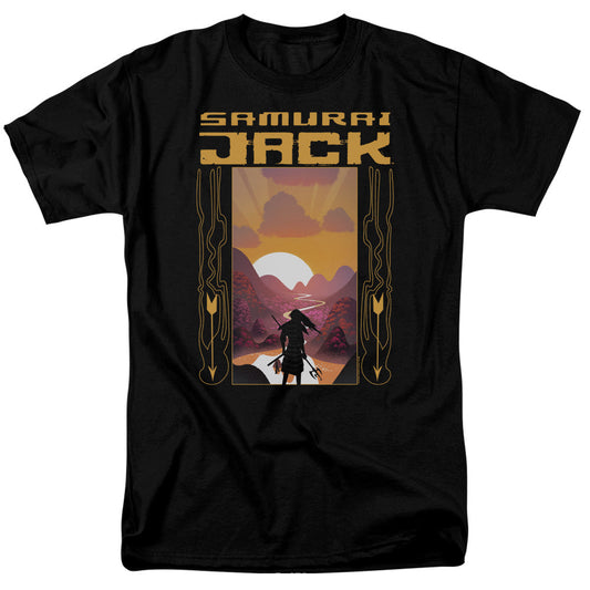 Samurai Jack - Sunrise - Adult Men T-Shirt - clothing by TeeHivey.com (Image 1)