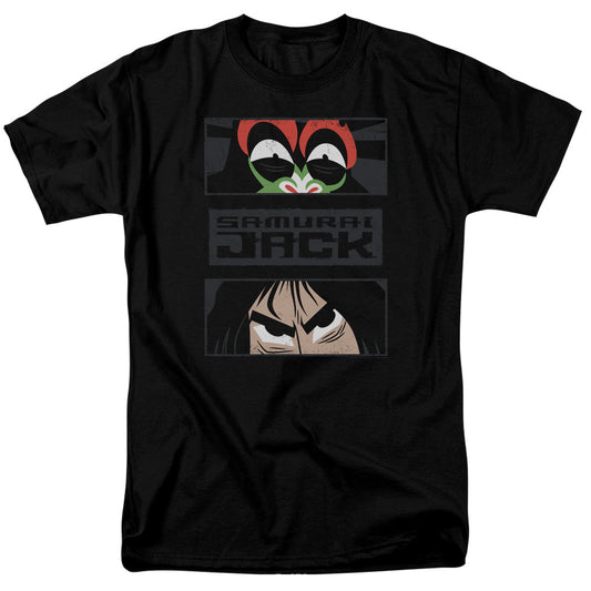 Samurai Jack - Stare Down - Adult Men T-Shirt - clothing by TeeHivey.com (Image 1)