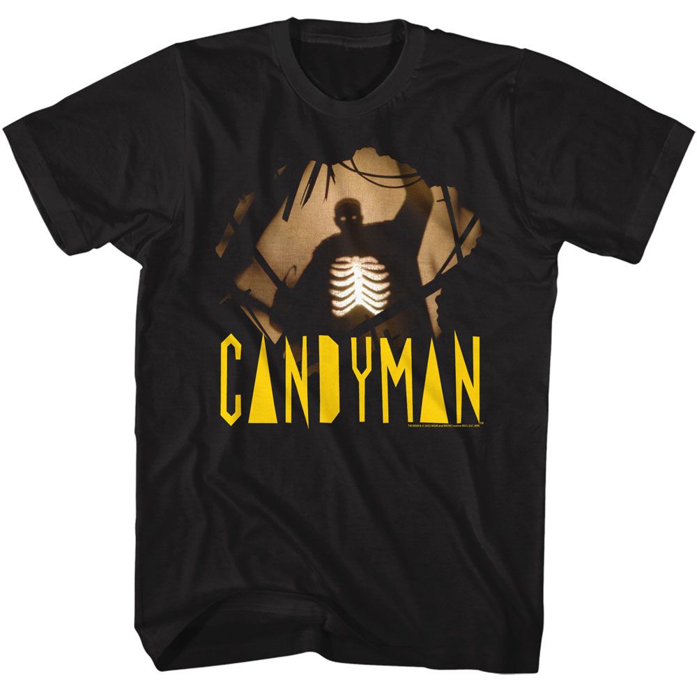 Candyman - Hole In Wall - American Classics - Solid Black Adult Short Sleeve T-Shirt - clothing by TeeHivey.com (Image 1)