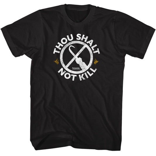 Candyman - Thou Shalt Not Kill - American Classics - Solid Black Adult Short Sleeve T-Shirt (Image 1)