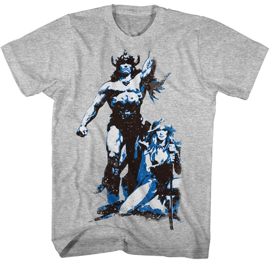 Conan - Vintage - Short Sleeve - Heather - Adult - T-Shirt
