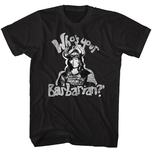 Conan - Whos Your Barbarian - Short Sleeve - Adult - T-Shirt