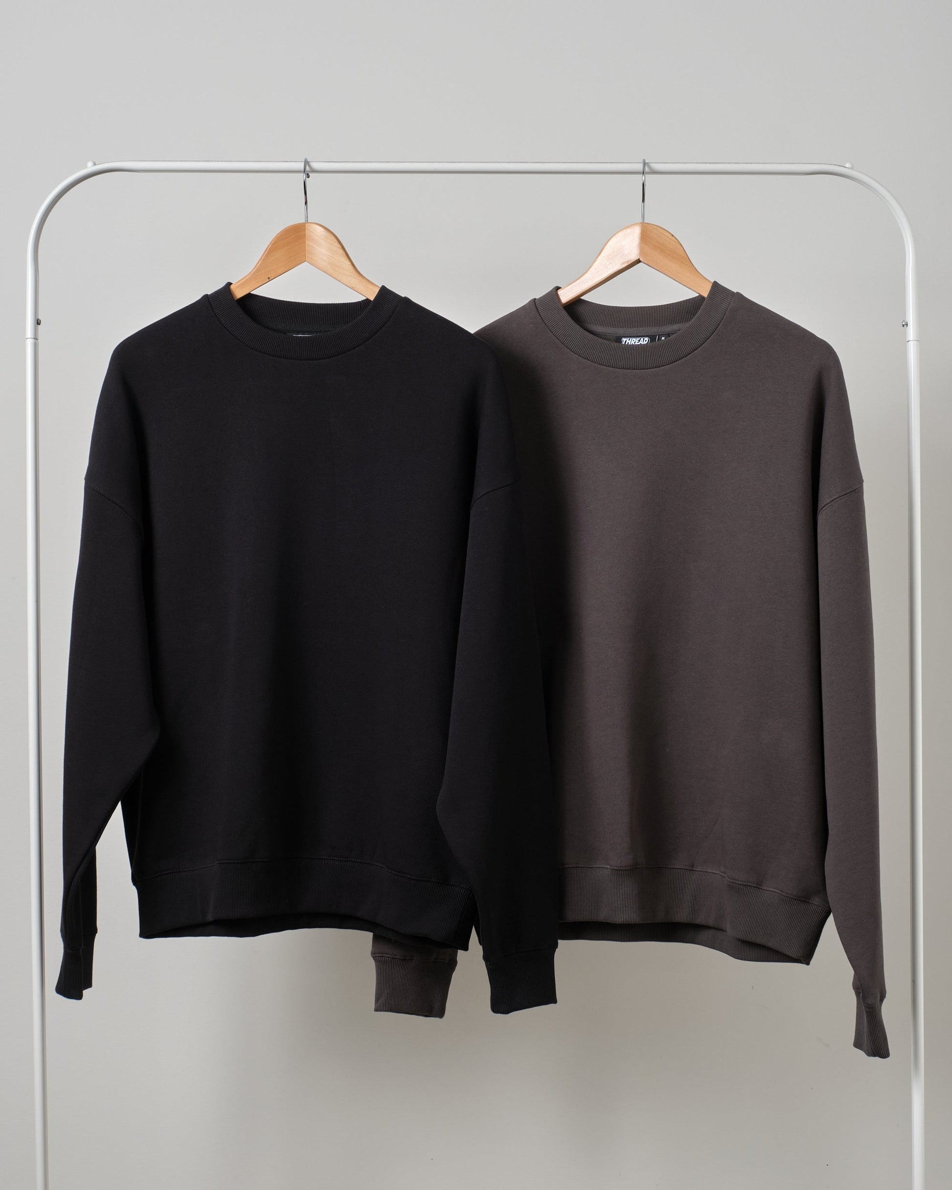 Classic Sweatshirt 2 Pack: Black, Charcoal