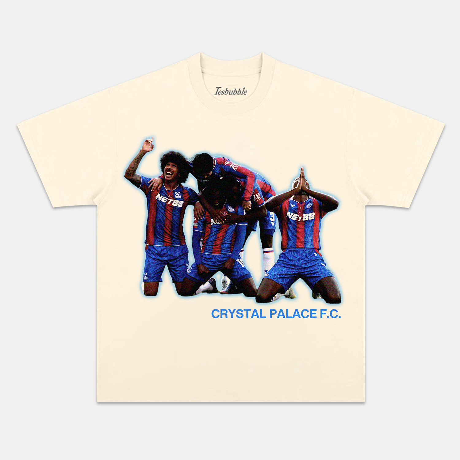 CRYSTAL PALACE F.C. 3.0 TEE - clothing by TeeHivey.com (Image 4)