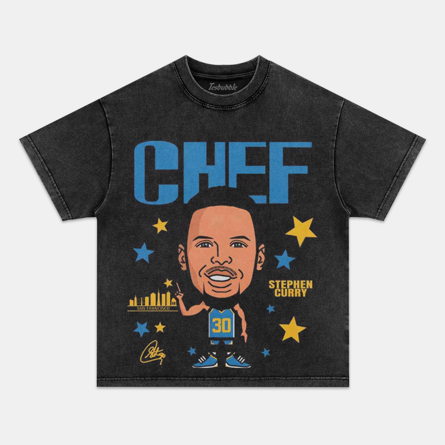CURRY CARTOON TEE Style001 - clothing by TeeHivey.com (Image 2)