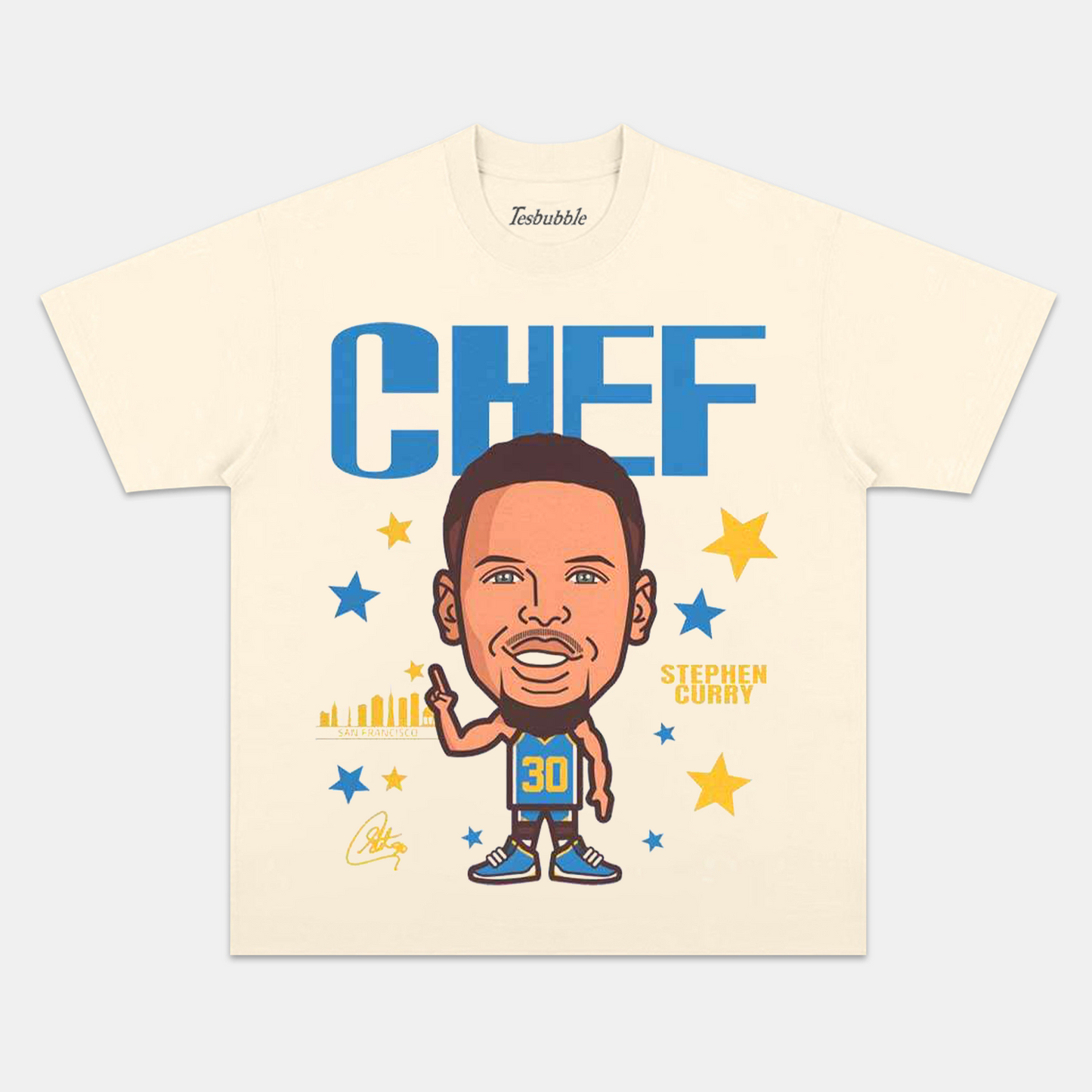 CURRY CARTOON TEE Style001 - clothing by TeeHivey.com (Image 4)