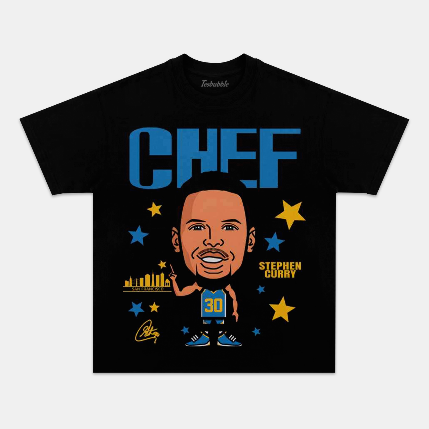 CURRY CARTOON TEE Style001 - clothing by TeeHivey.com (Image 5)