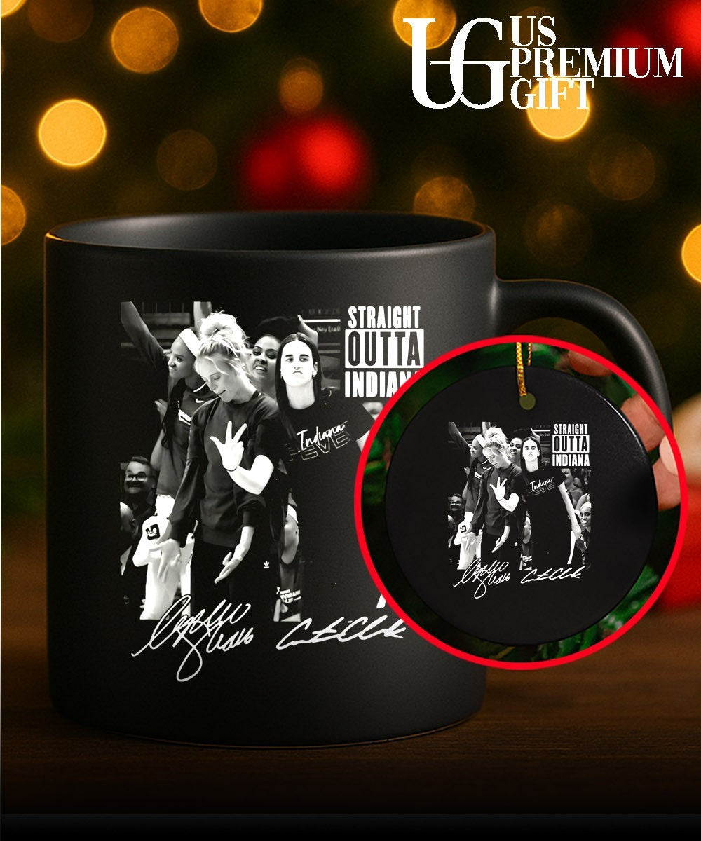 Caitlin Clark Fever Straight Outta Indiana Cunningham signature shirt