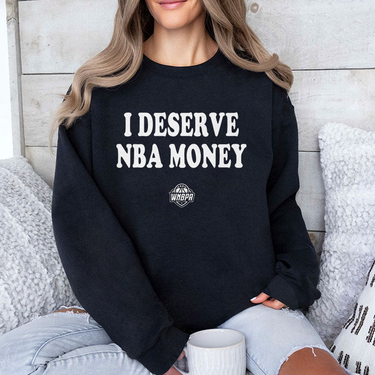Caitlin Clark Wearing I Deserve NBA Money T Shirt