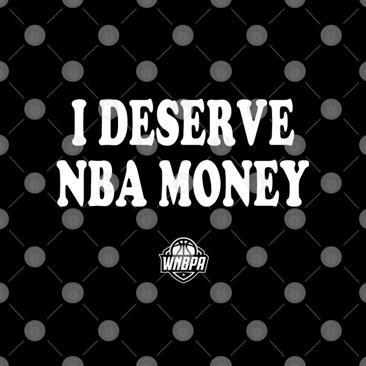 Caitlin Clark Wearing I Deserve NBA Money T Shirt