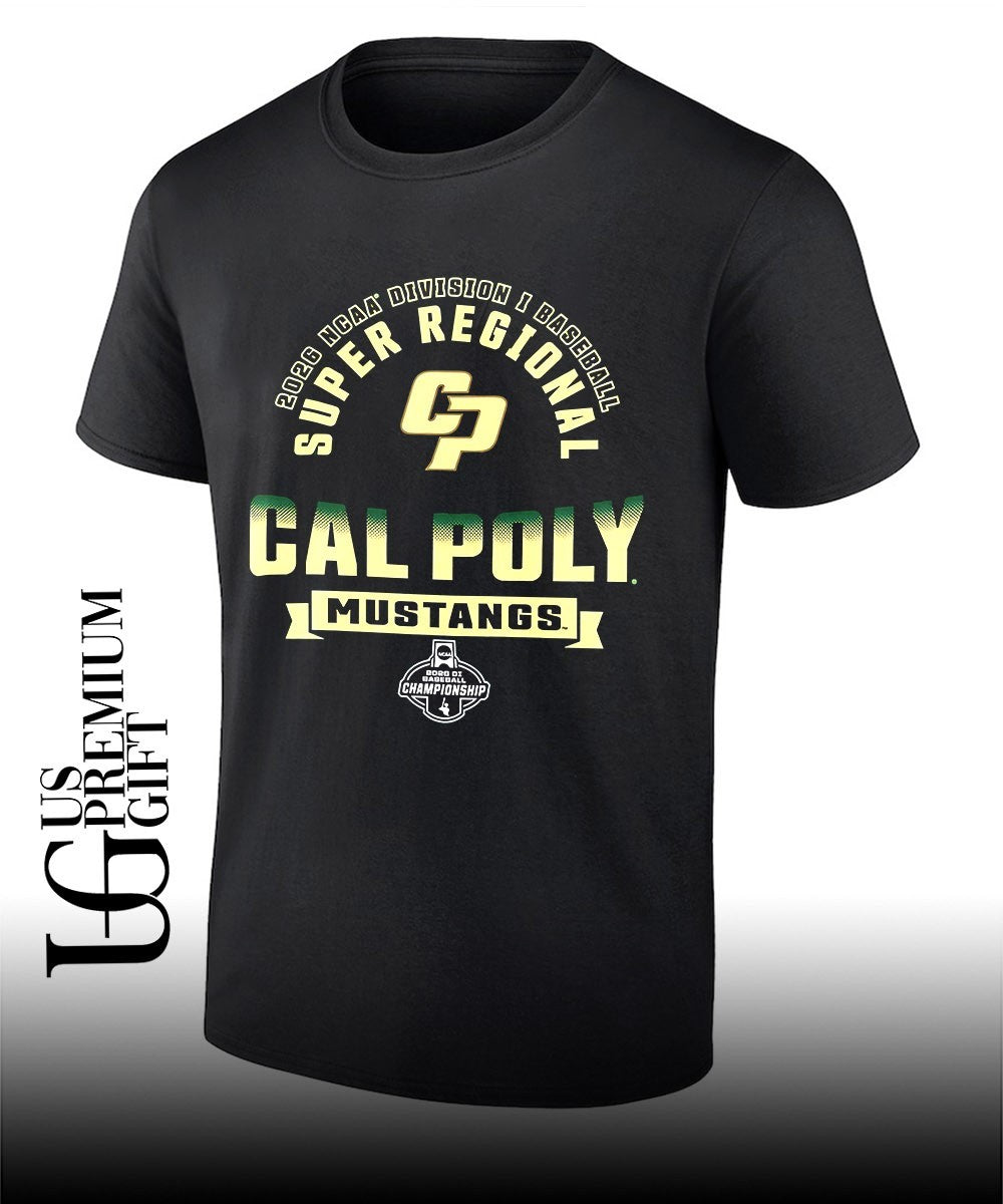 Cal Poly Mustangs 2026 NCAA Division I Baseball Super Regional Championship shirt