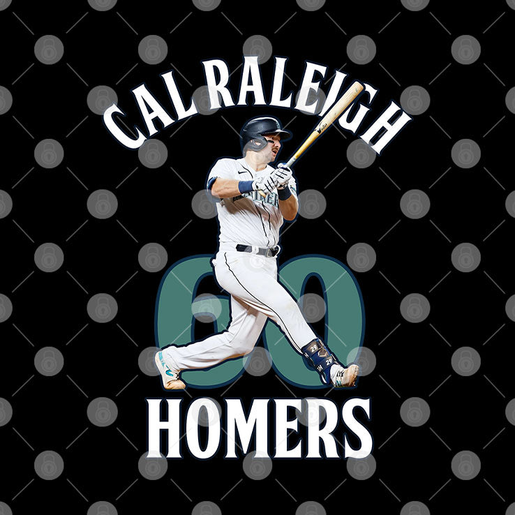 Cal Raleigh 60 Home Runs Seattle Mariners 2025 Al West Champions T Shirt