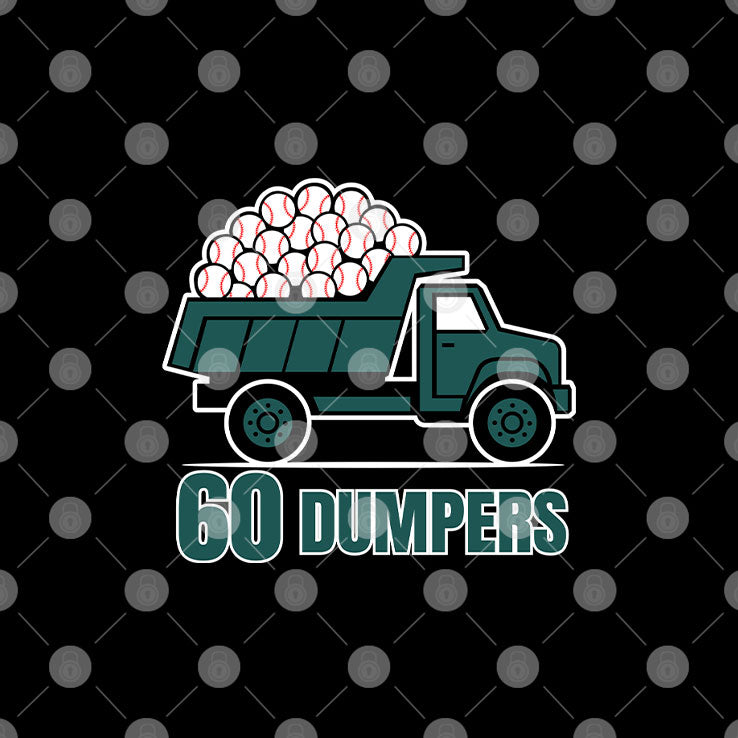 Seattle Mariners Cal Raleigh Big Dumper 60 Dumpers Historic Season Baseball Shirt