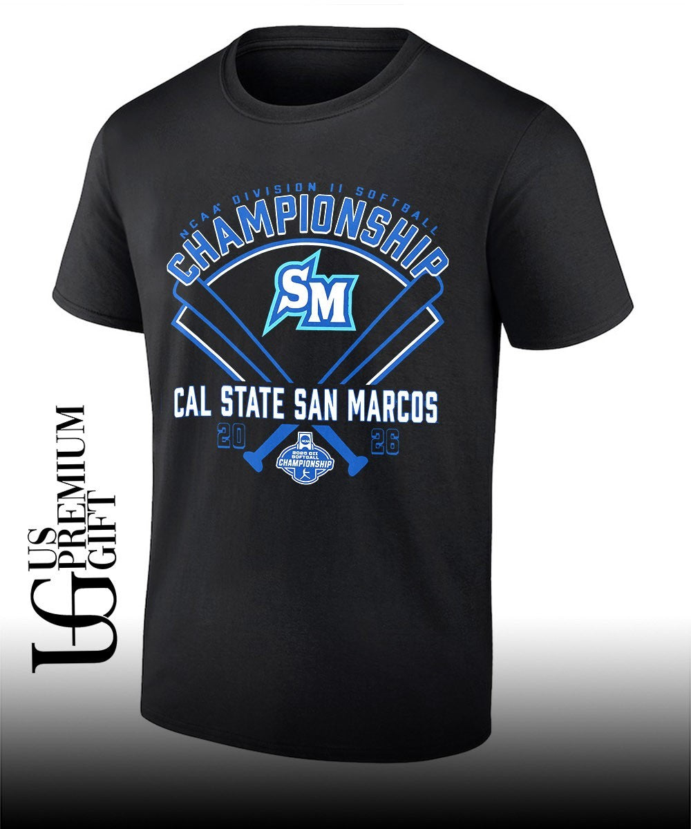 Cal State San Marcos NCAA Division II Softball Championship 2026 shirt