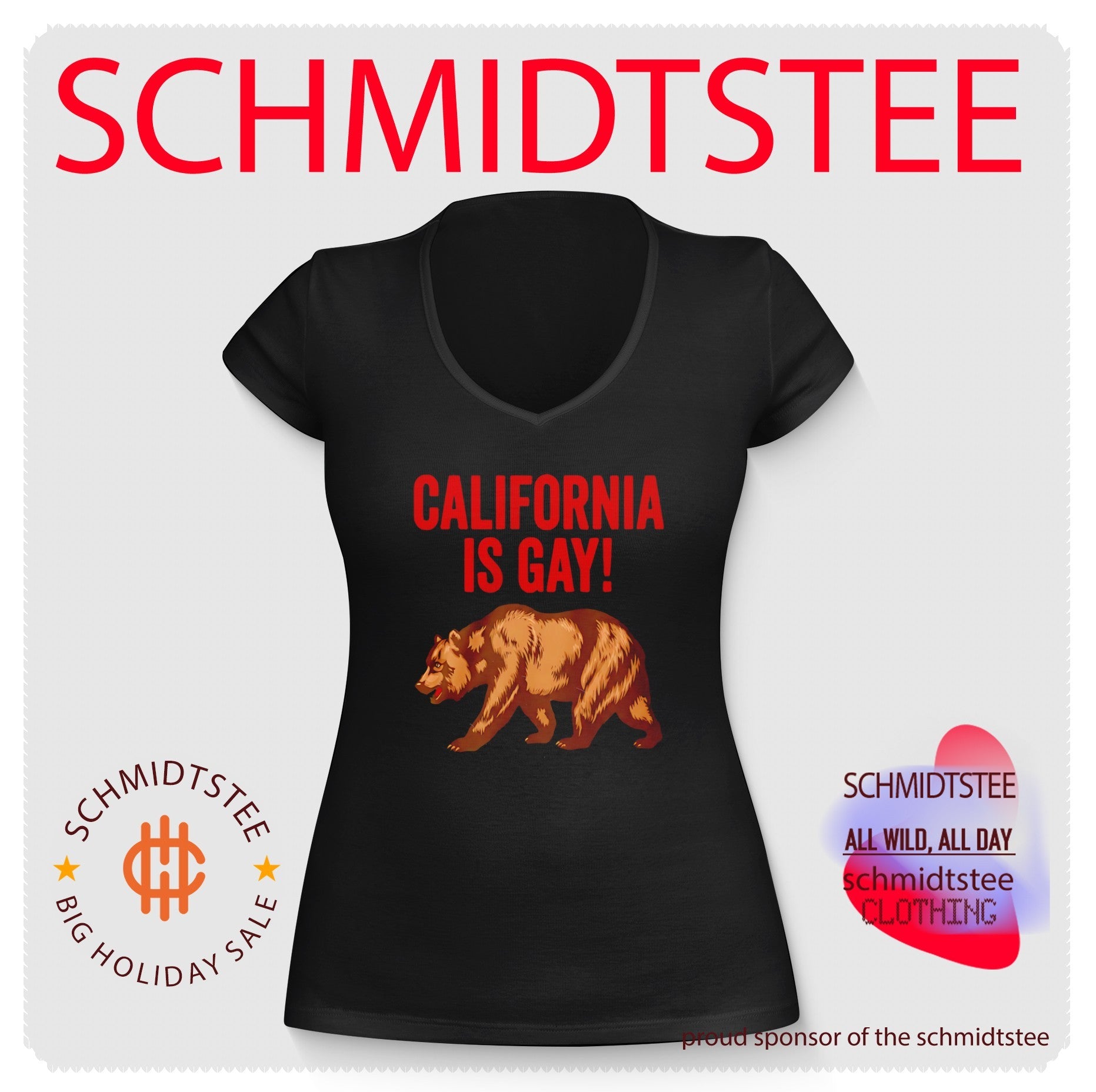 California Is Gay bear shirt