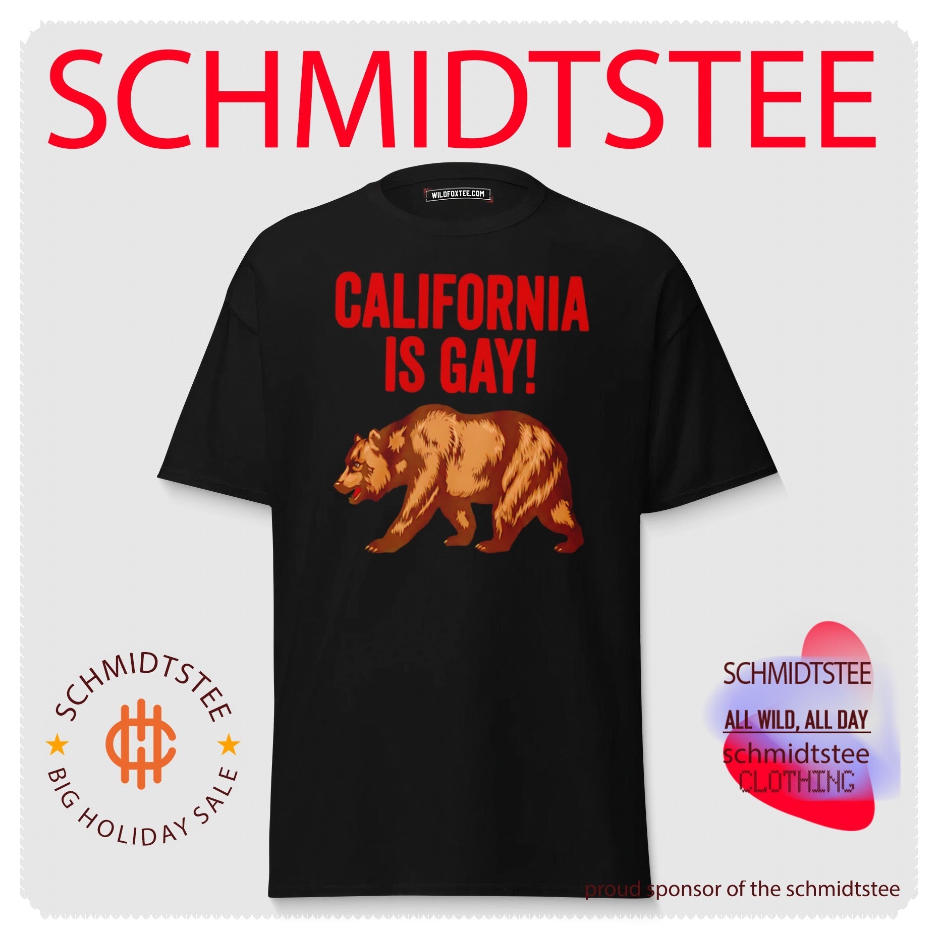 California Is Gay bear shirt