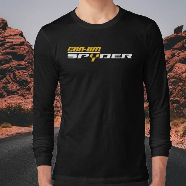 Can Am Spyder Essential T-Shirt Logo American Long Sleeve T-Shirt Funny S to 5XL
