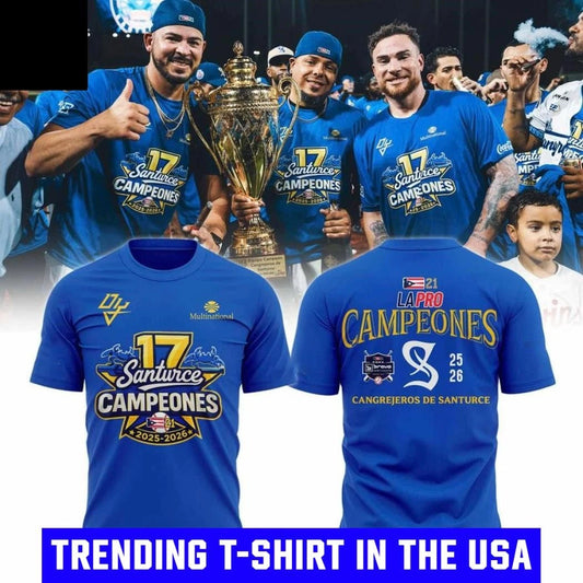 Cangrejeros Campeon De La LBPRC 2026 Shirt