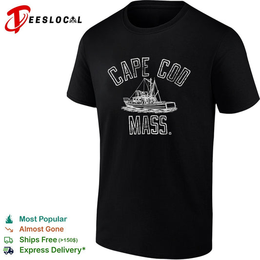Cape Cod Mass boat nautical coastal vintage shirt