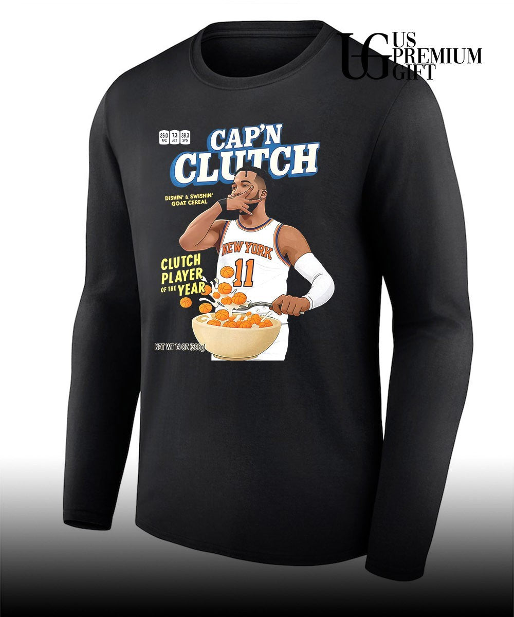 Cap’n Clutch Jalen Brunson Knicks fan T-shirt