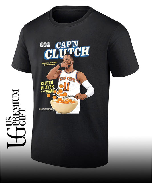 Cap’n Clutch Jalen Brunson Knicks fan T-shirt