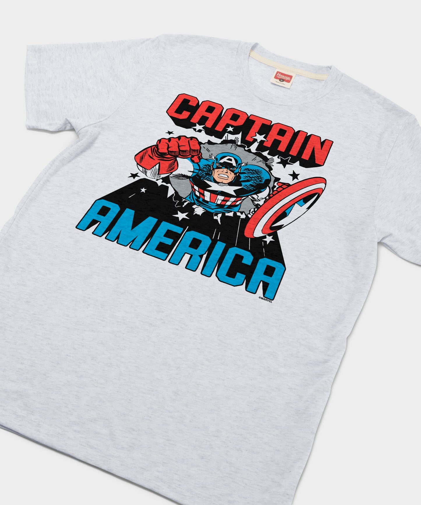 Captain America Bustin' Through