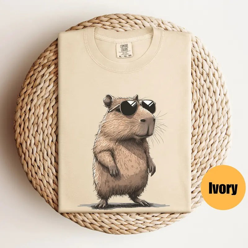 Capybara Shirt, Capybara T-Shirt, Meme Shirt, Capybara Tshirt - clothing by TeeHivey.com