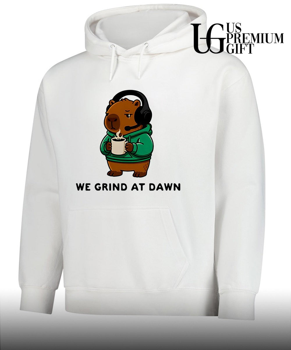 Capybara we grind at dawn shirt