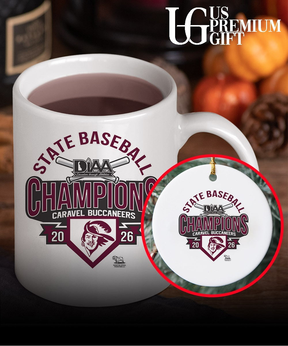 Caravel Buccaneers DIAA State Baseball Championship 2026 shirt