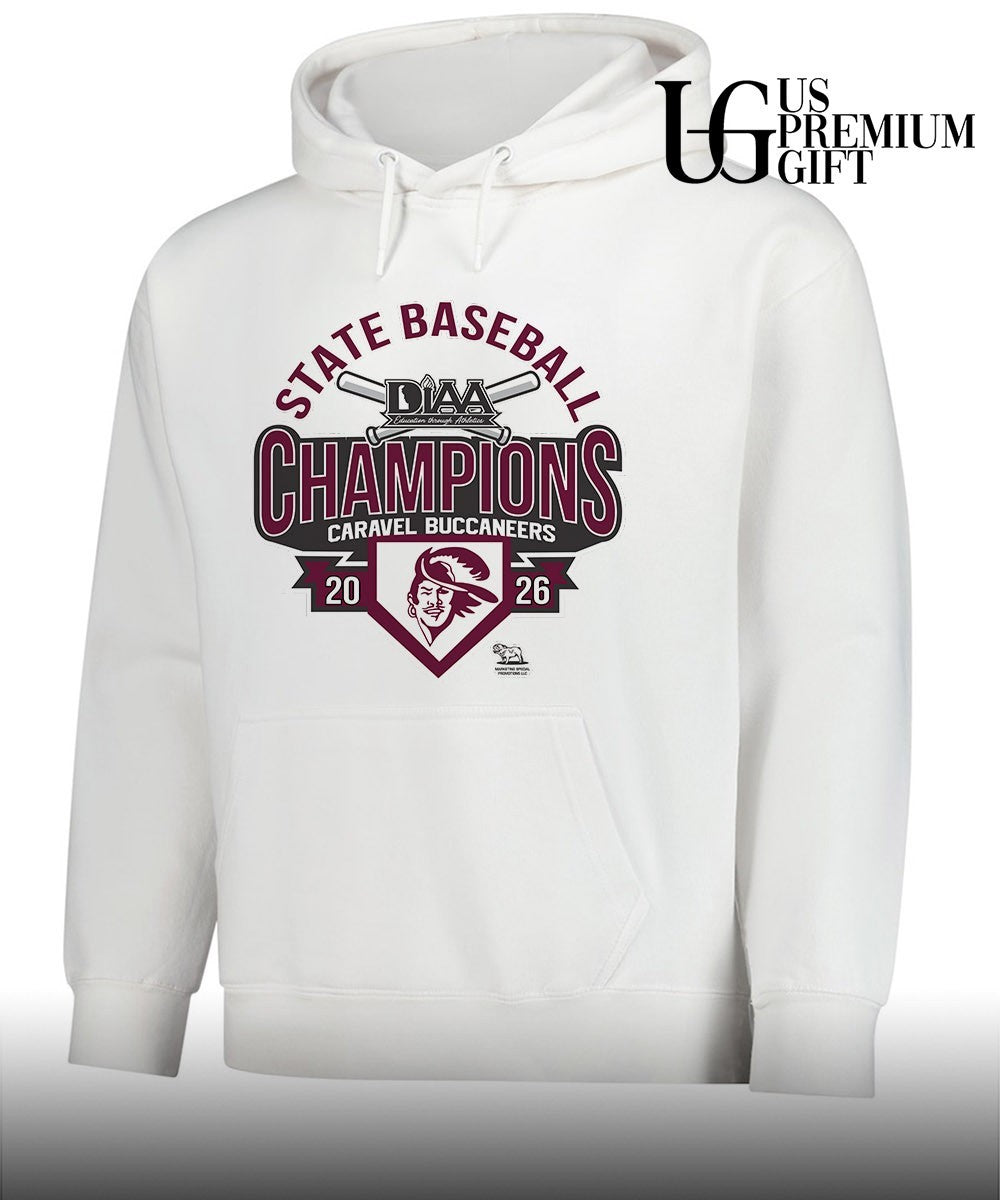 Caravel Buccaneers DIAA State Baseball Championship 2026 shirt