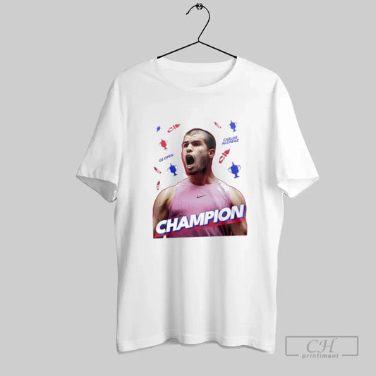 Carlos Alcaraz Champion Us Open Cup 2 Sided - clothing by TeeHivey.com