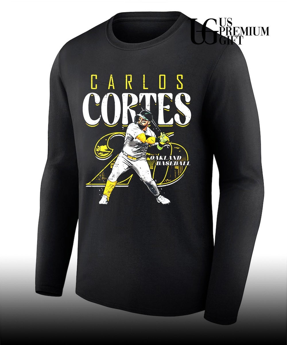 Carlos Cortes 26 player Oakland Baseball shirt